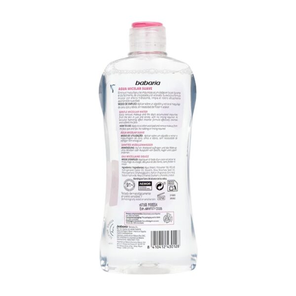 BABARIA Agua Micelar Rosa Mosqueta