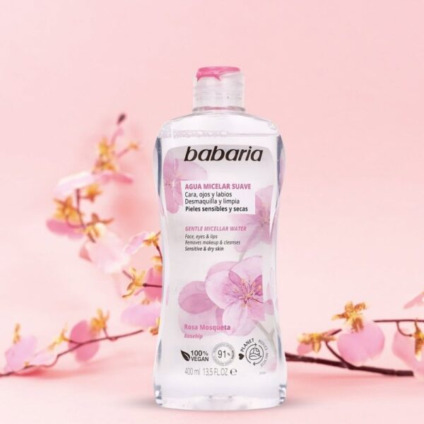 BABARIA Agua Micelar Rosa Mosqueta