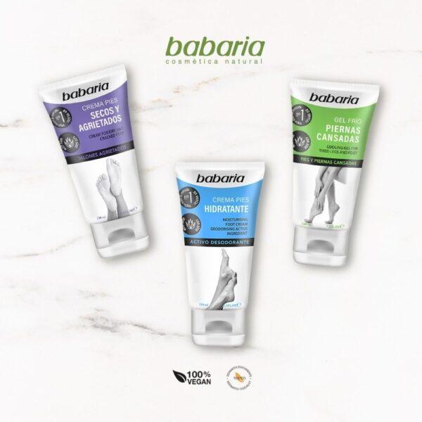 BABARIA Crema Pies Hidratante y Desodorante