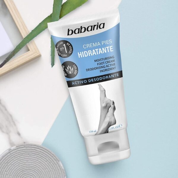 BABARIA Crema Pies Hidratante y Desodorante
