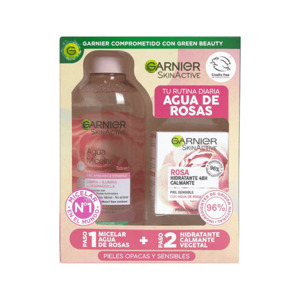 Garnier Skinactive Hidratante Calmante con Agua de Rosas