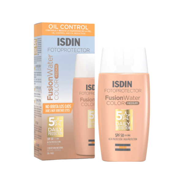 ISDIN Protector Solar Fusion Water con Color FPS50+ tono Medio