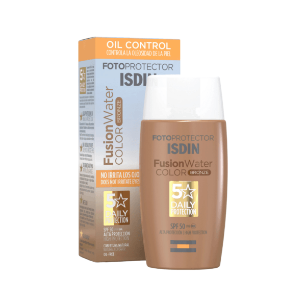 ISDIN Protector Solar Fusion Water con Color FPS50+ tono Bronce