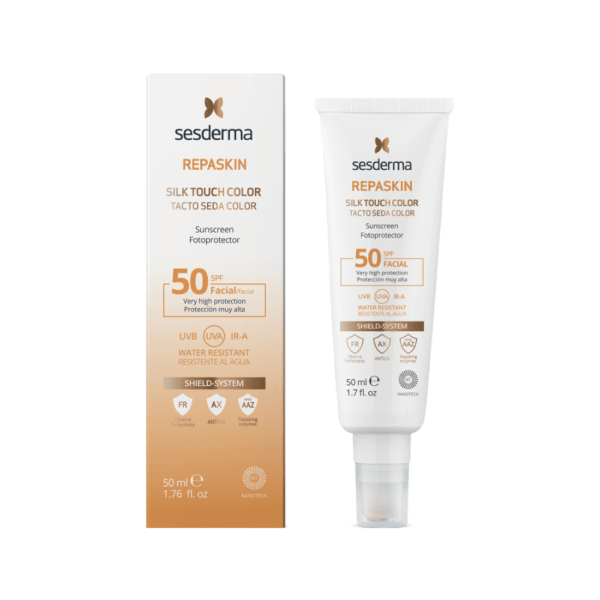SESDERMA REPASKIN Protector Solar Tacto Seda con Color
