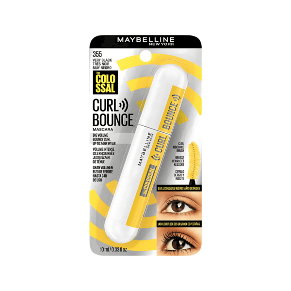 MAYBELLINE Colossal Curl Bounce Mascara de Pestañas Lavable