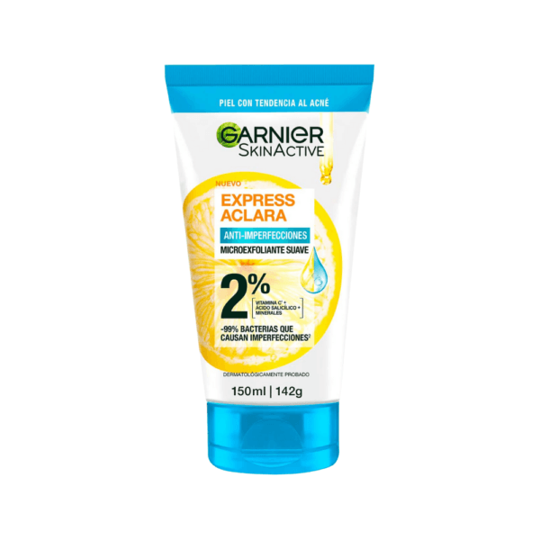 Garnier Express Aclara Anti-Imperfecciones Gel Exfoliante