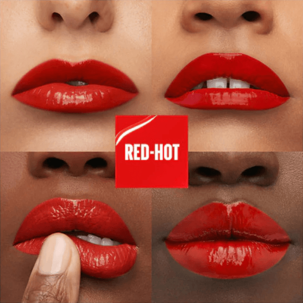 MAYBELLINE SuperStay Vinyl Ink Labial Red Hot