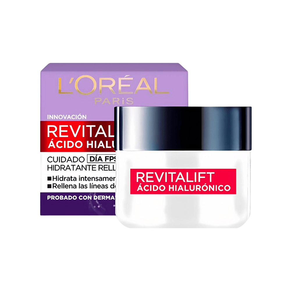 LOREAL Revitalift Ácido Hialurónico Crema Hidratante Día FPS20