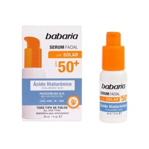 BABARIA Sérum Facial Solar con Acido Hialurónico FPS-50