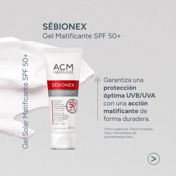 ACM Sebionex Gel Matificante SPF50+