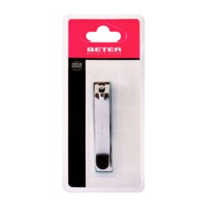 BETER Cortaúñas de Pies con Depósito Cromado Corte Recto