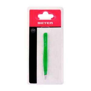 BETER Pinza de Depilar Punta Oblicua Soft Touch