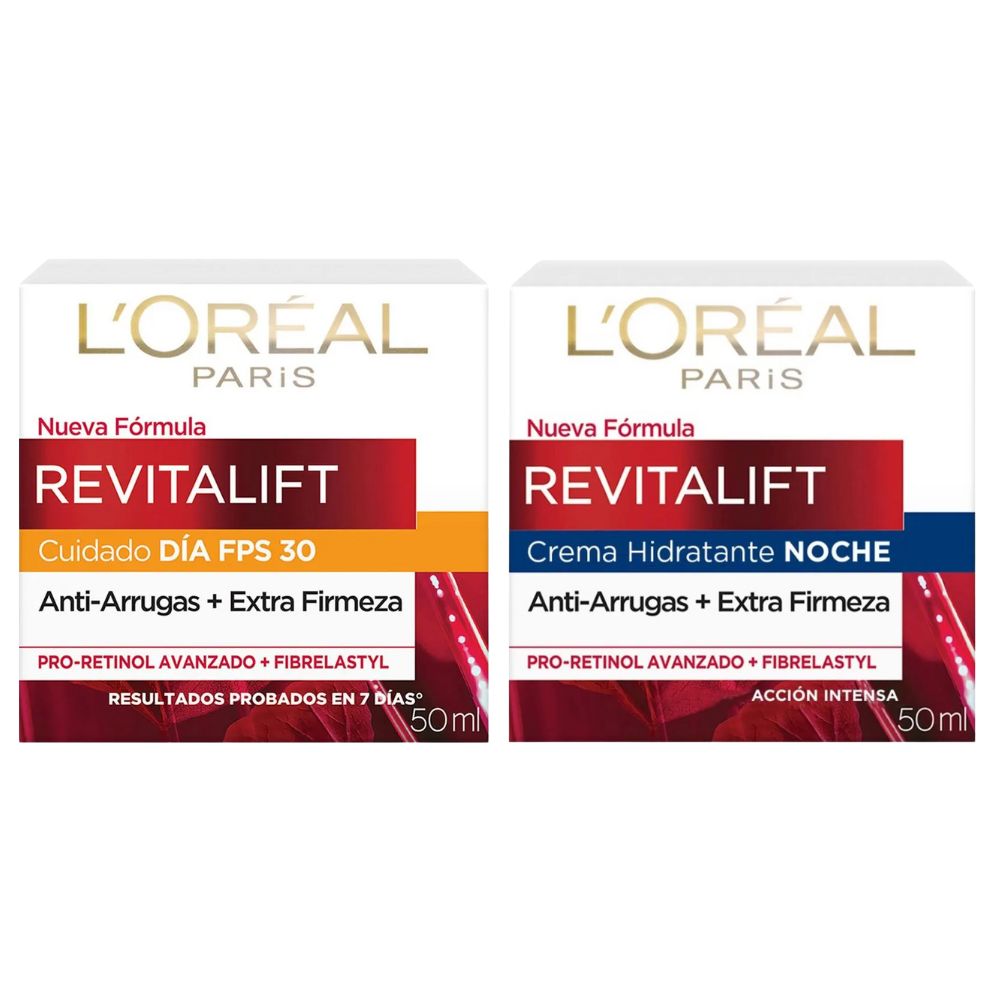 LOREAL Pack Revitalift Crema día FPS30+Noche
