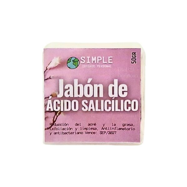 SIMPLE Jabón en barra de Acido Salicílico
