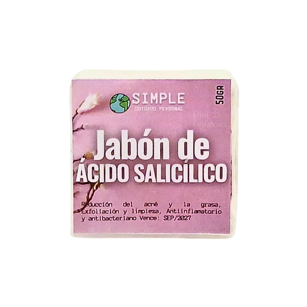 SIMPLE Jabón en barra de Acido Salicílico