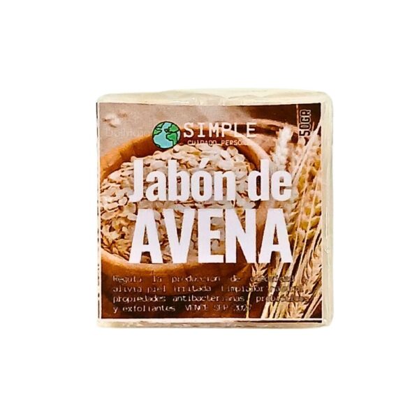 SIMPLE Jabón en barra Avena 50 gr