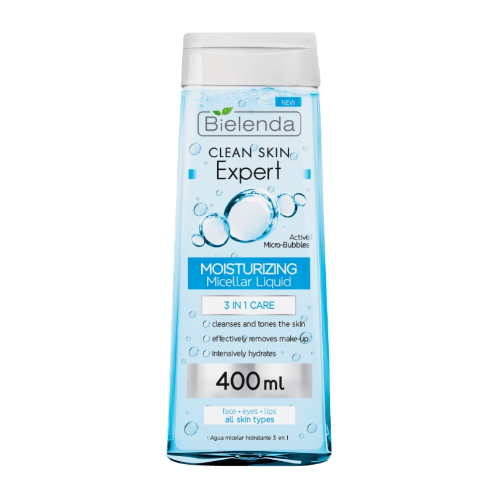 BIELENDA Agua Micelar Clean Hidratante 3en1