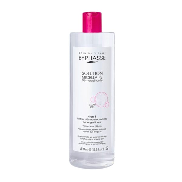 BYPHASSE Solución Micelar Desmaquillante Pieles Sensibles, Secas, Irritables