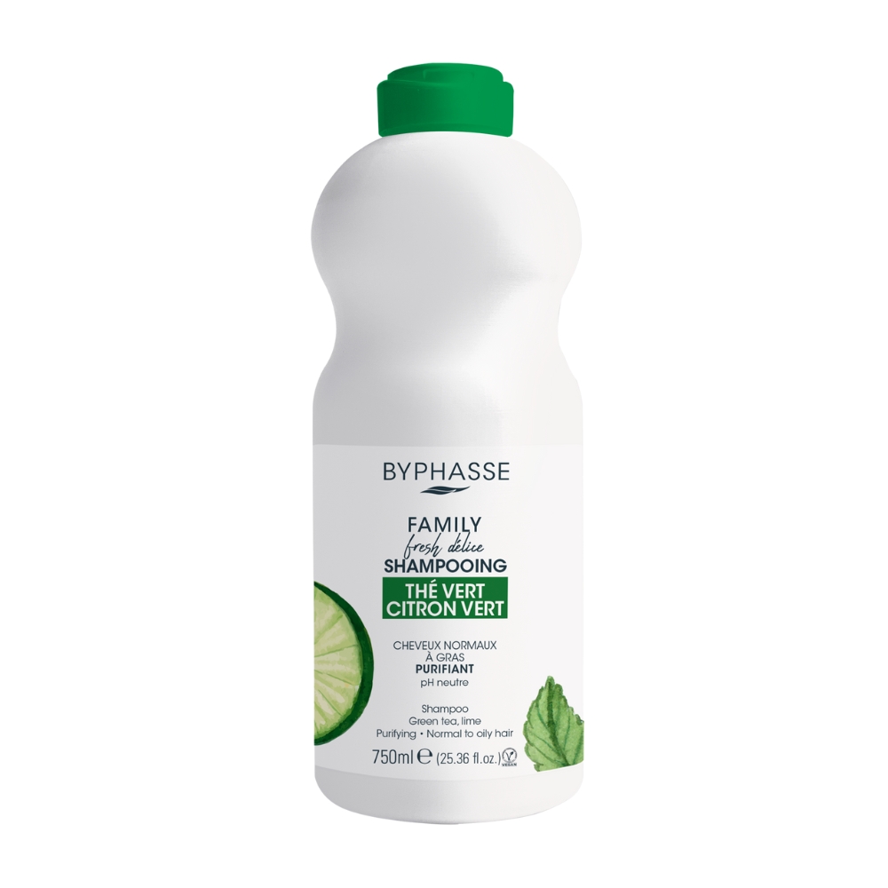 BYPHASSE Family Fresh Shampoo Té Verde & Lima