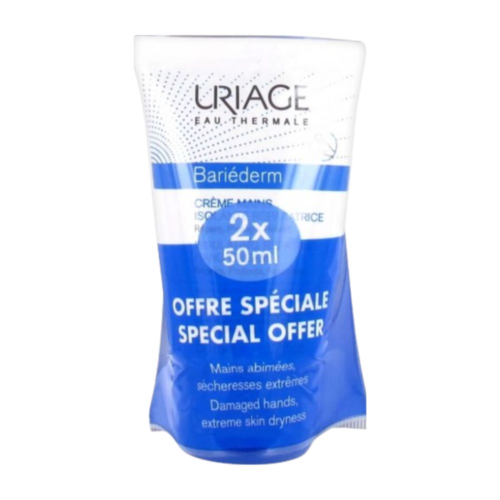 URIAGE Crema de manos bariederm 2x1