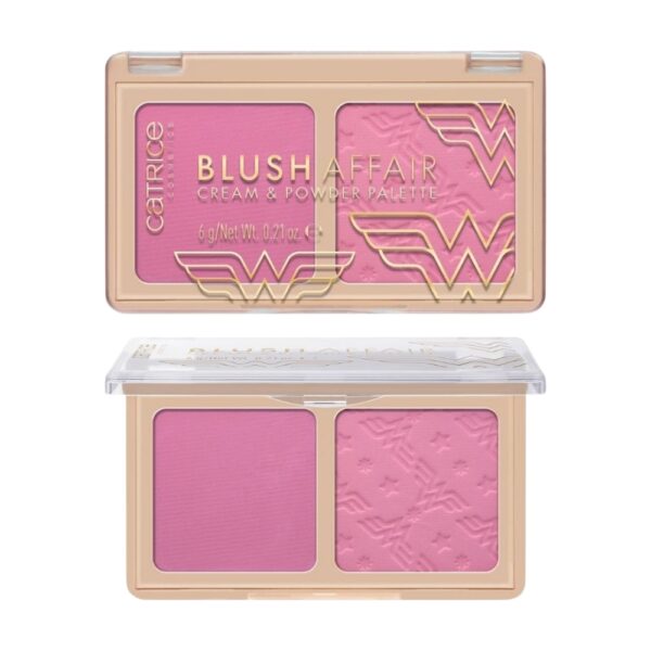 CATRICE Wonder Woman Paleta Rubor Blush Affair 010