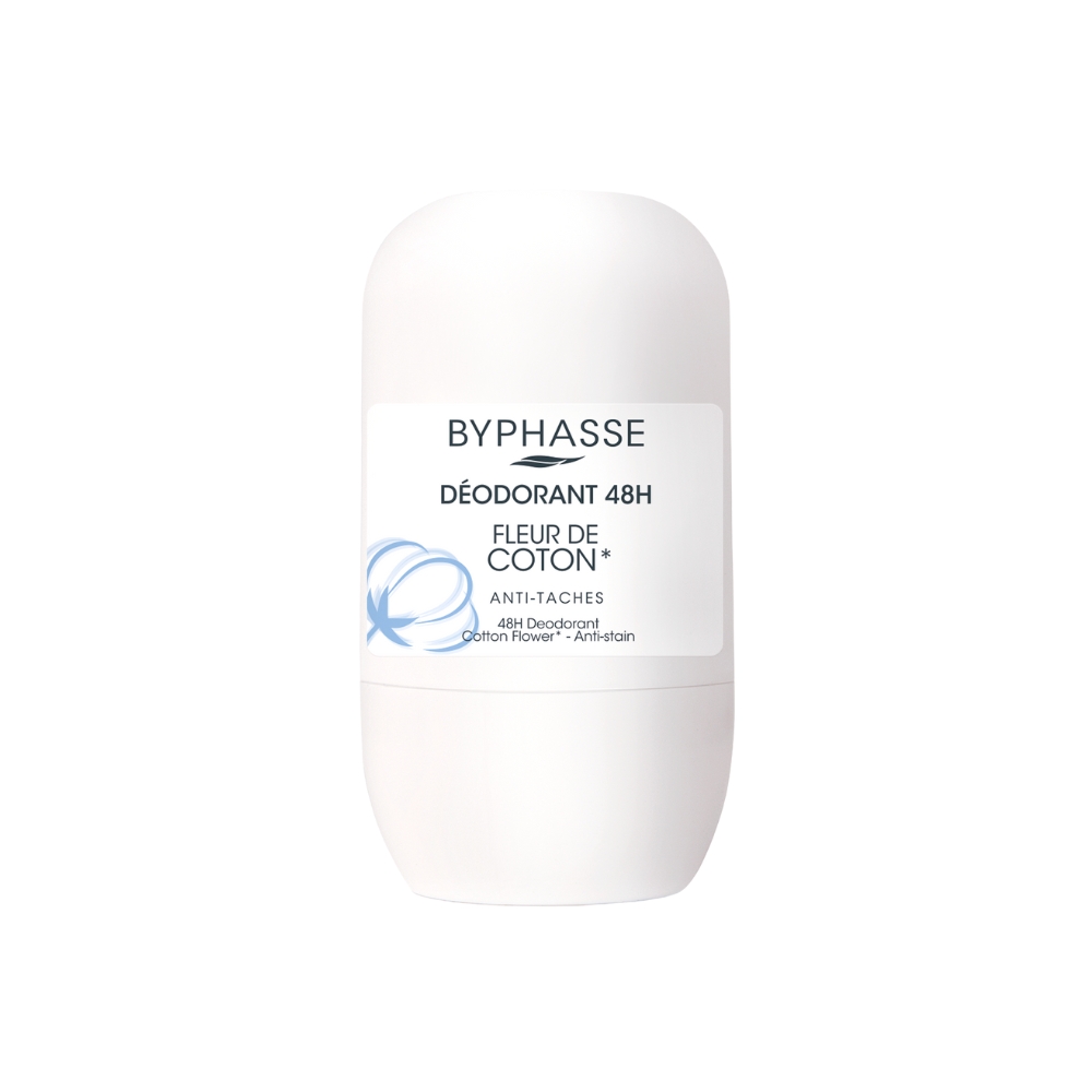 BYPHASSE Desodorante 48h flor de algodon