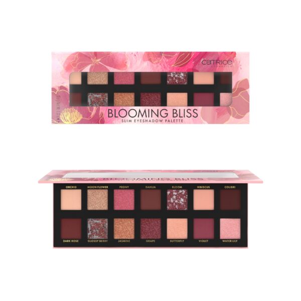 CATRICE Paleta de Sombras Slim Eyeshadow Palette Slim Blooming Bliss Tono 020