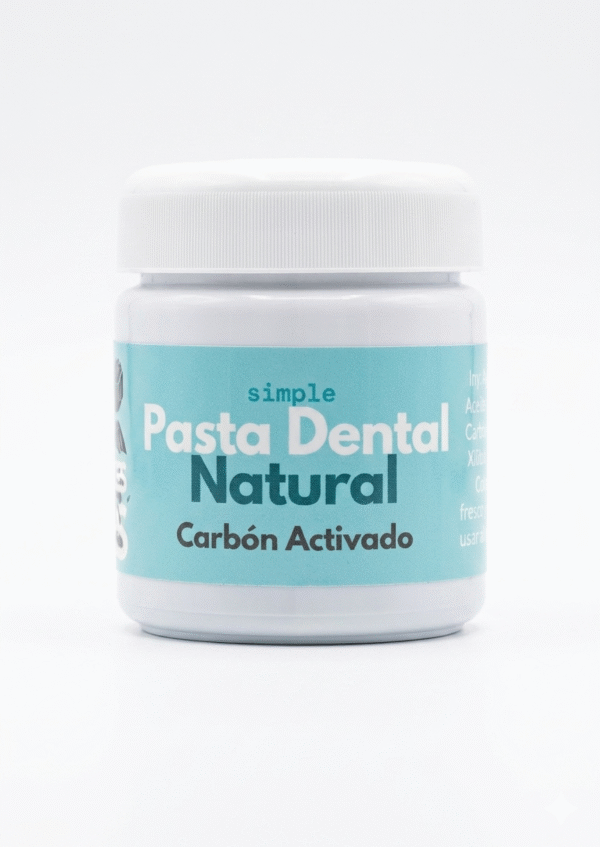 SIMPLE Pasta dental carbon activado