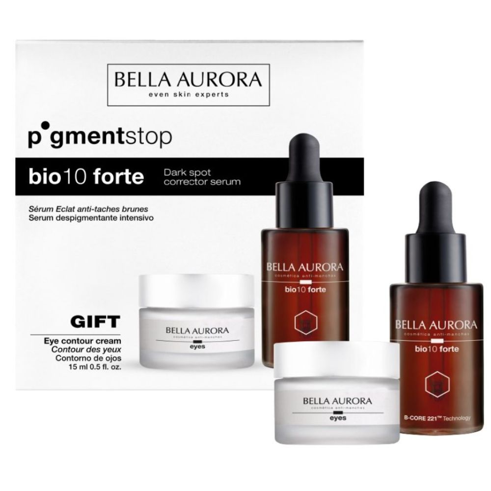 BELLA AURORA Pack Bio10 forte dropper+bella contorno de ojos