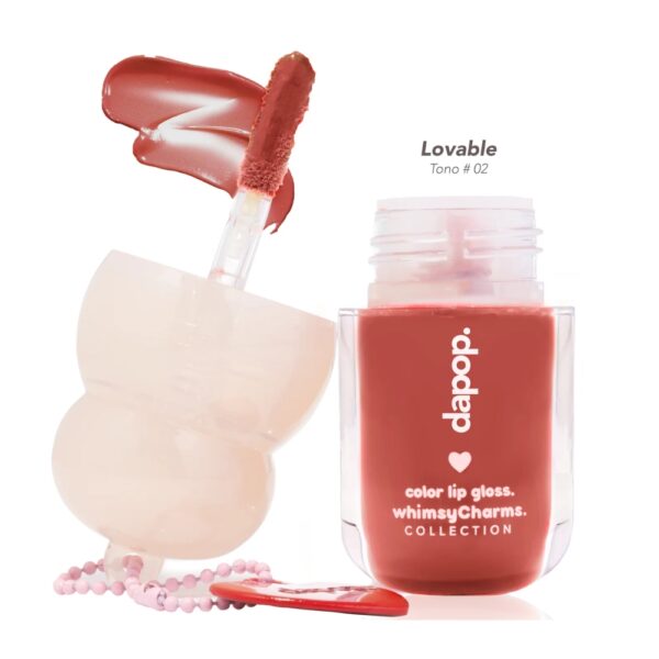 DAPOP Whismsy Charms Gloss con color Loveable