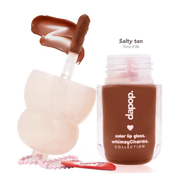 DAPOP Whismsy Charms Gloss con color Salty tan
