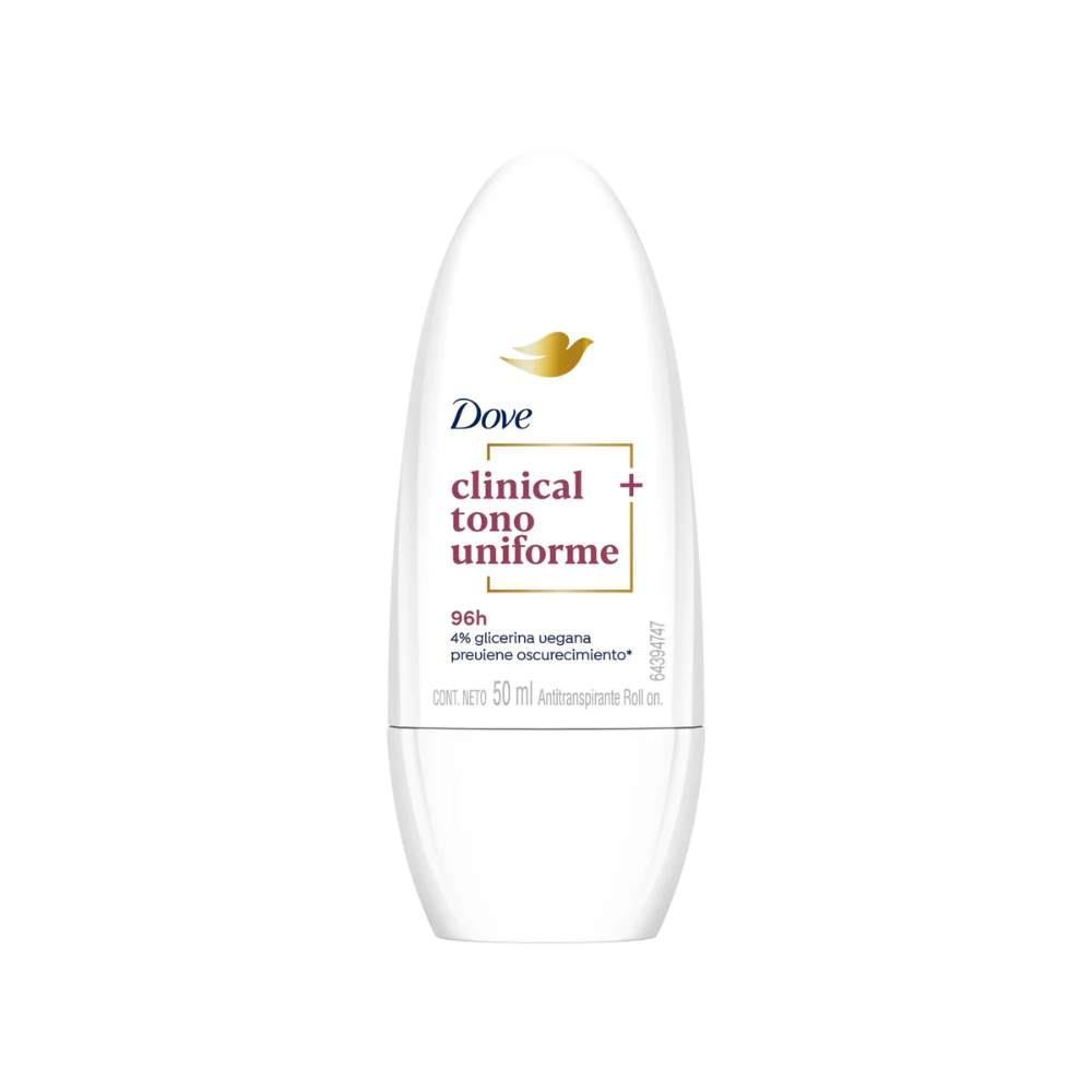 DOVE Clinical+ tono uniforme desodorante rolon