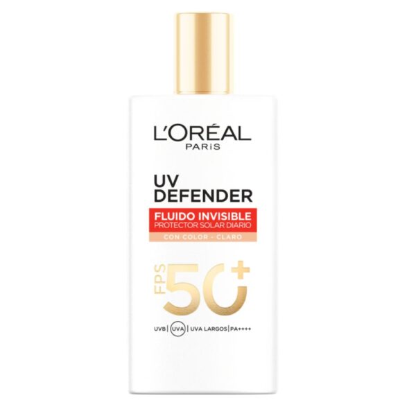 LOREAL UV Defender Protector solar Fluido Tono Claro