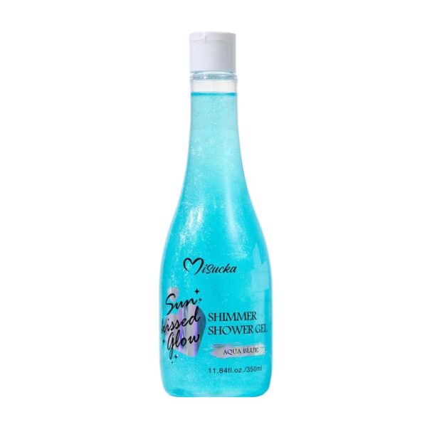 MISUCKA Shimmer Body Wash 350ml Aqua Blue