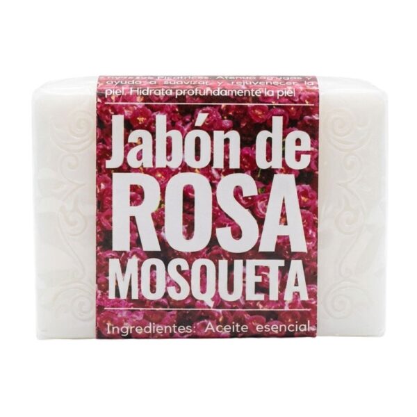 SIMPLE Jabón en barra Rosa Mosqueta