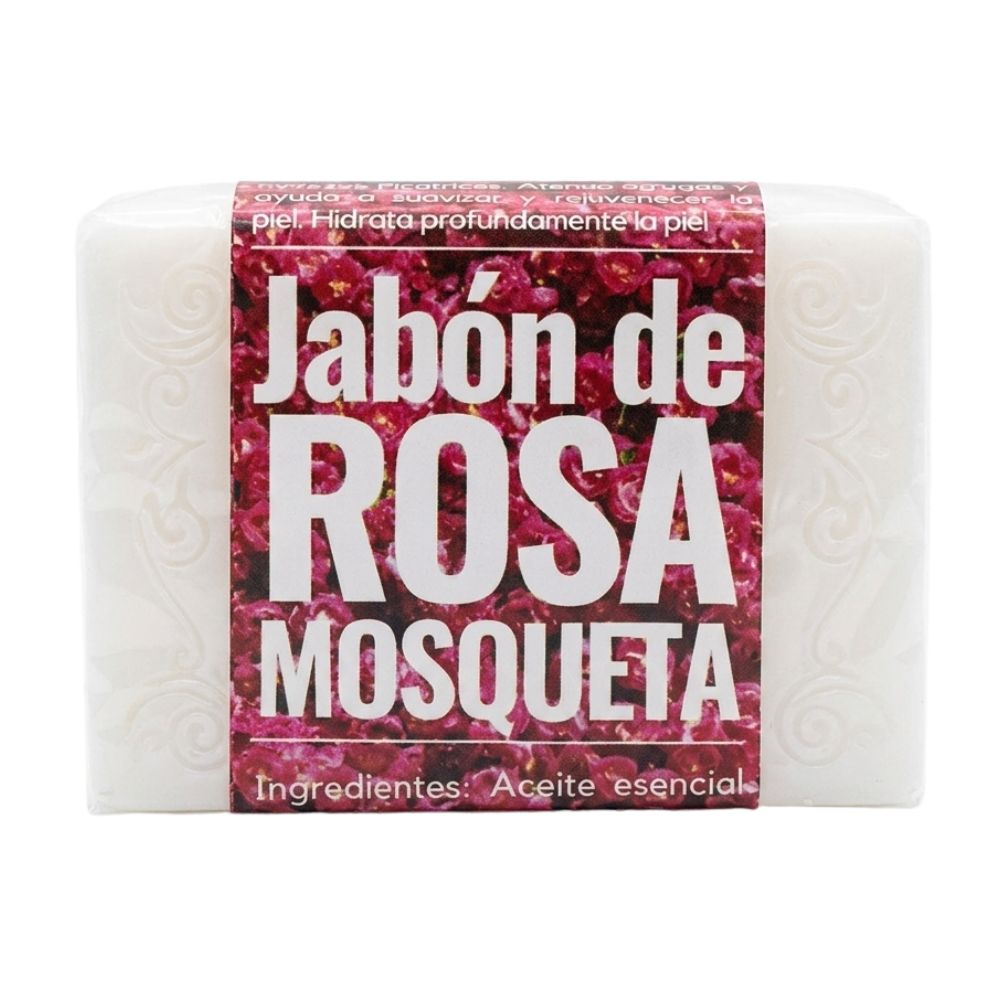 SIMPLE Jabón en barra Rosa Mosqueta