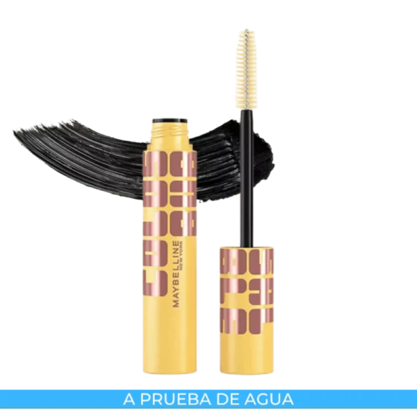 MAYBELLINE Máscara de pestañas Colossal Bubble Very Black A prueba de agua