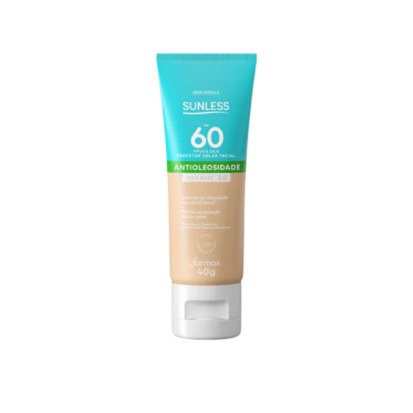SUNLESS Protector solar FPS60 facial 3,0