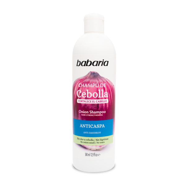 BABARIA Champu cebolla Anticaspa 380 ml