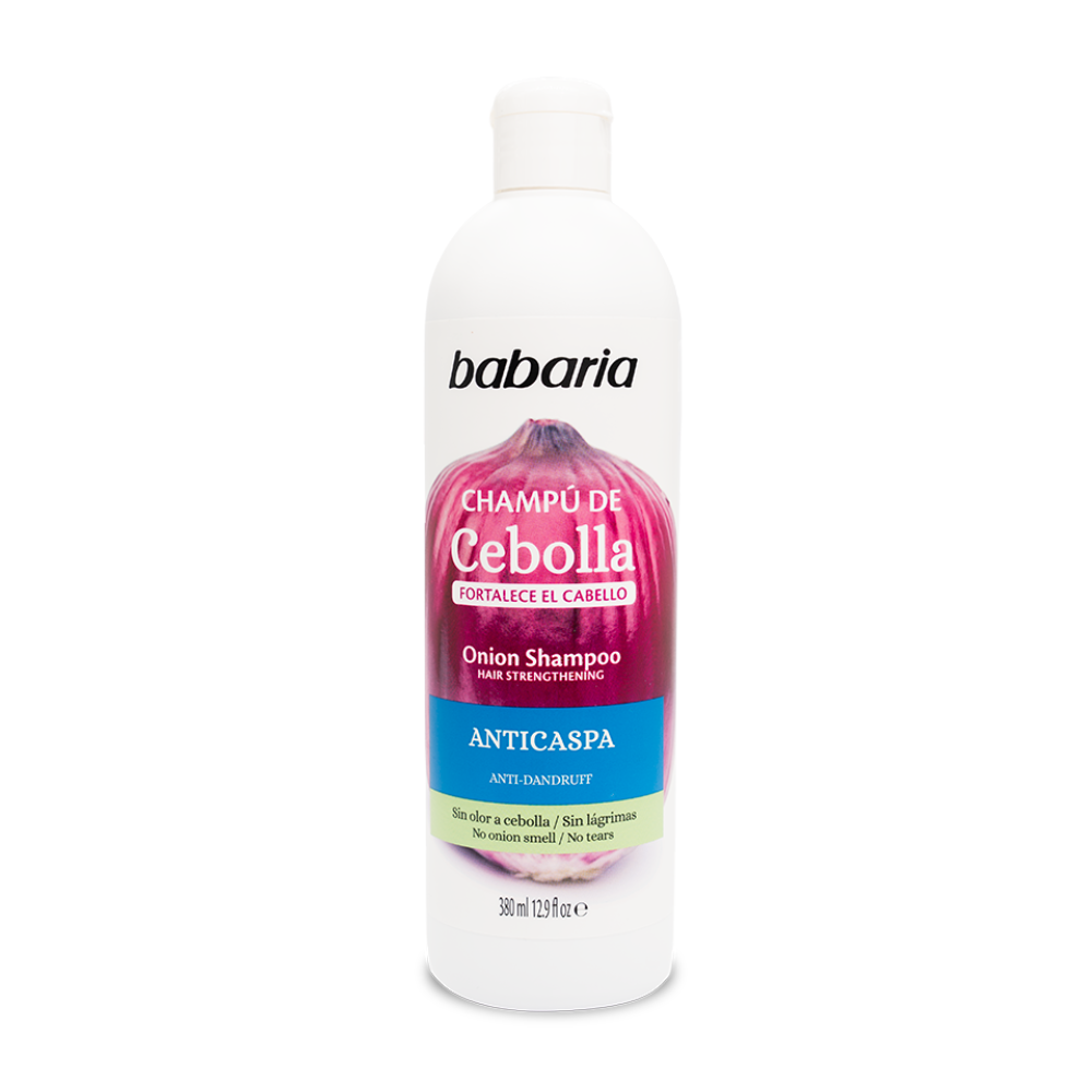 BABARIA Champu cebolla Anticaspa 380 ml
