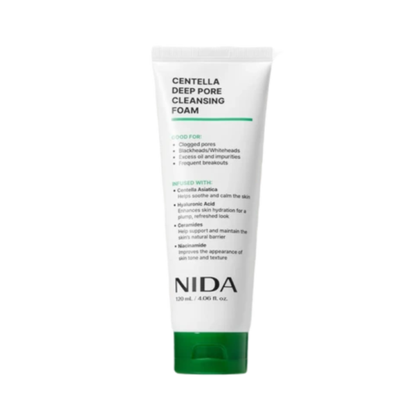 NIDA Centella Deep pore Cleansing Foam