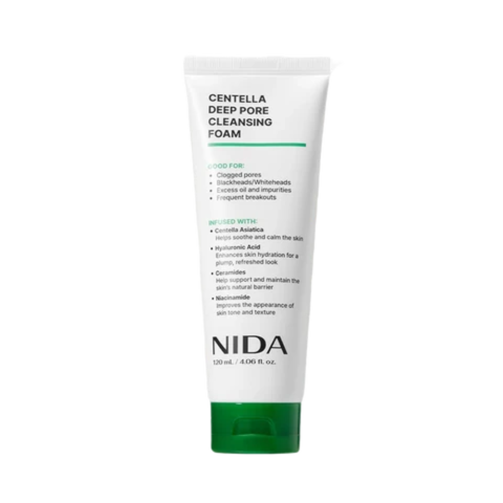 NIDA Centella Deep pore Cleansing Foam